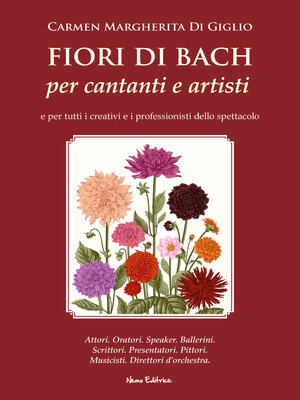cover image of Fiori di Bach per cantanti e artisti